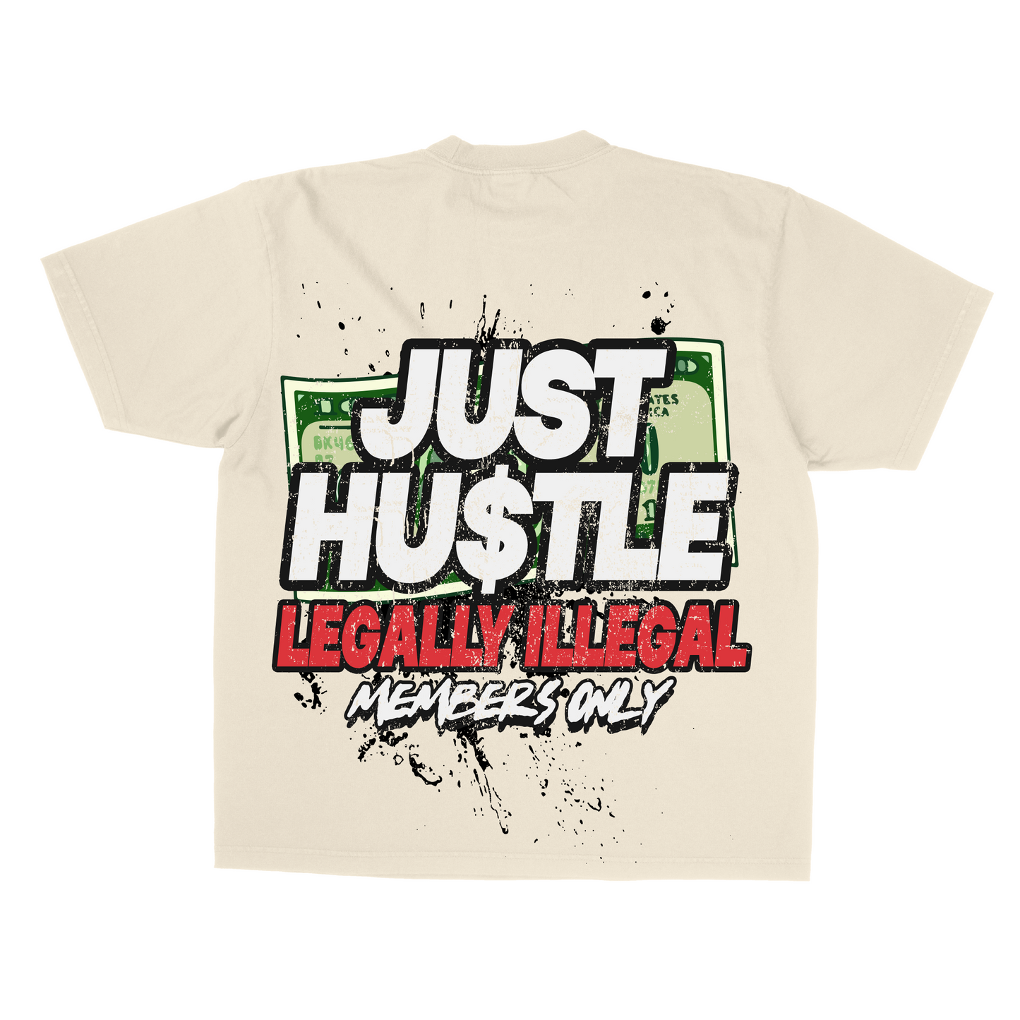 Just Hustle Vintage Washed T-shirt