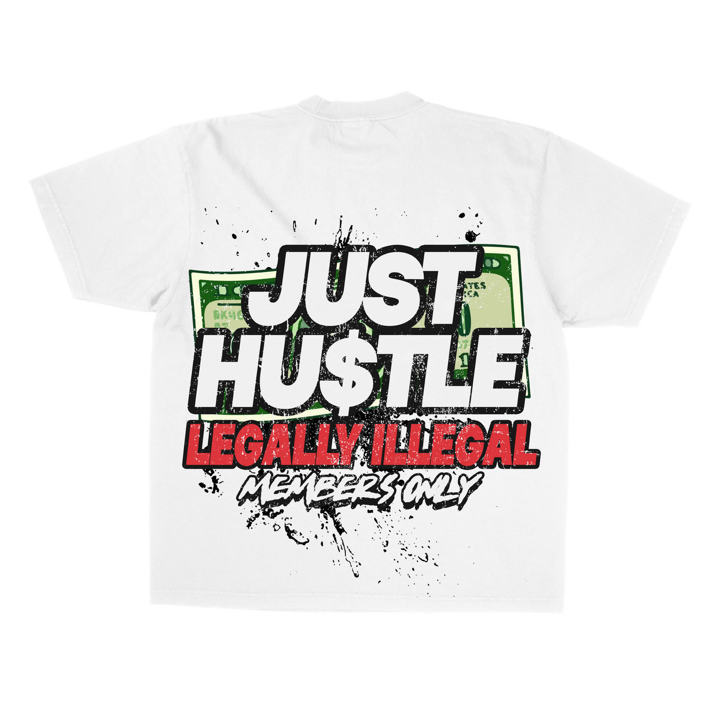 Just Hustle Vintage Washed T-shirt
