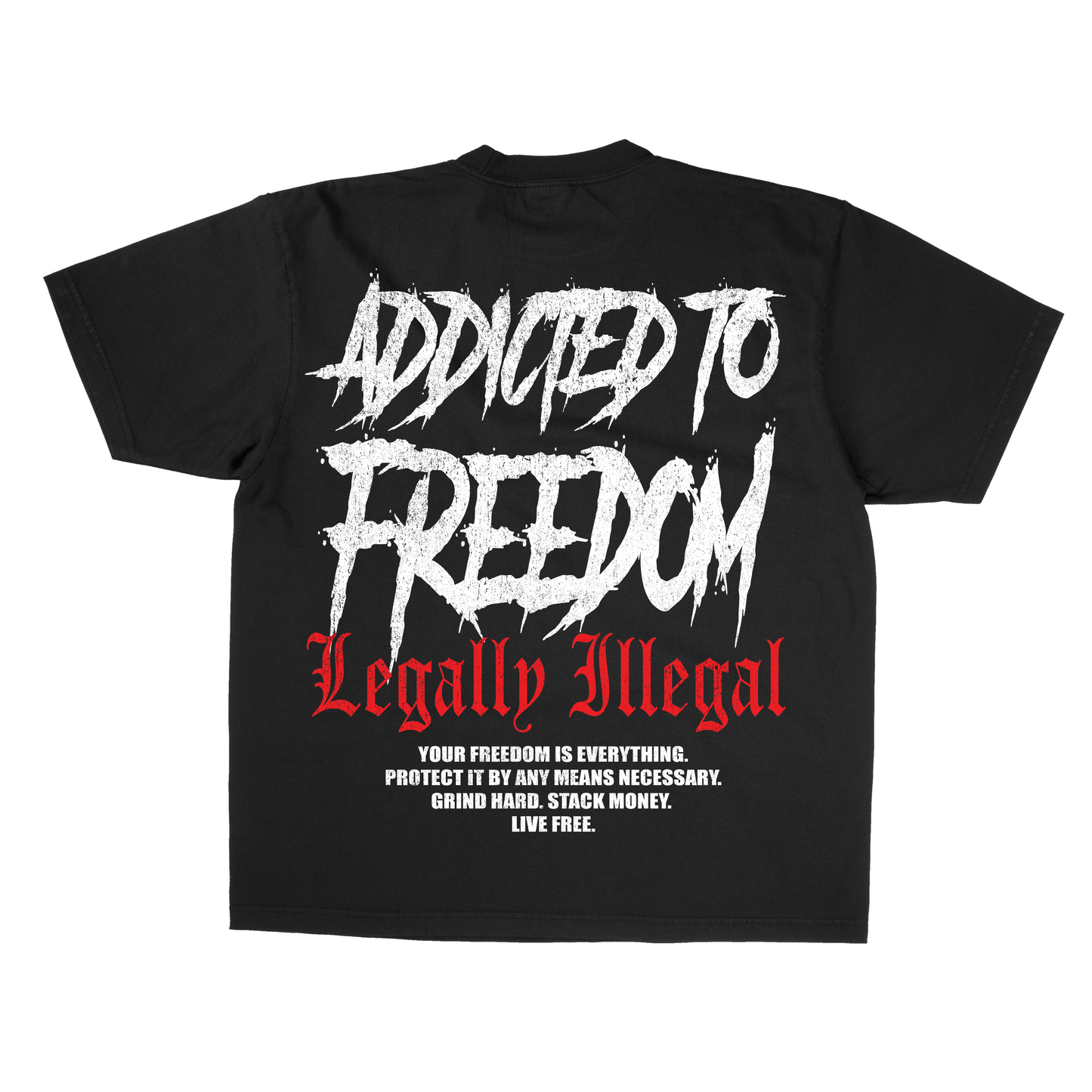 Addicted to Freedom Vintage Washed T-shirt