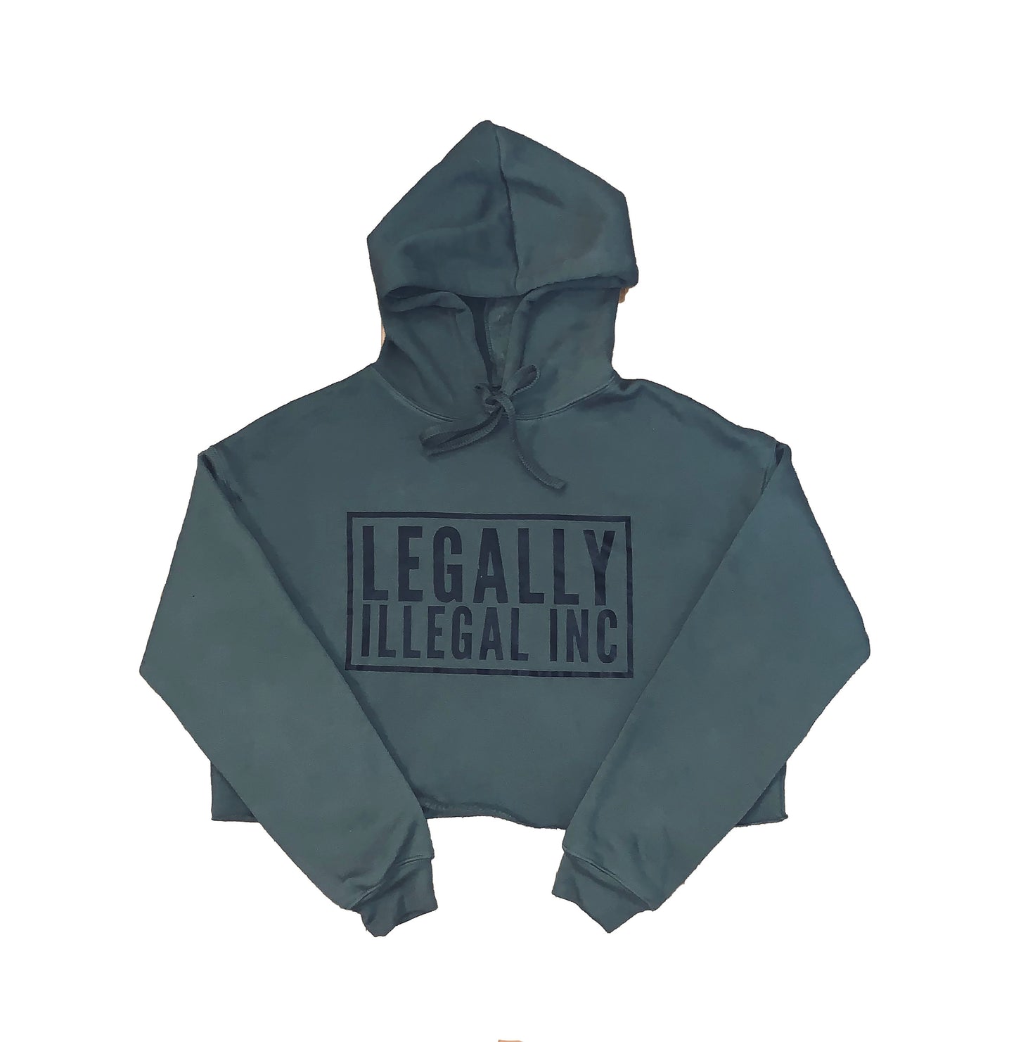 Classic Legally Illegal Crop Hoodie
