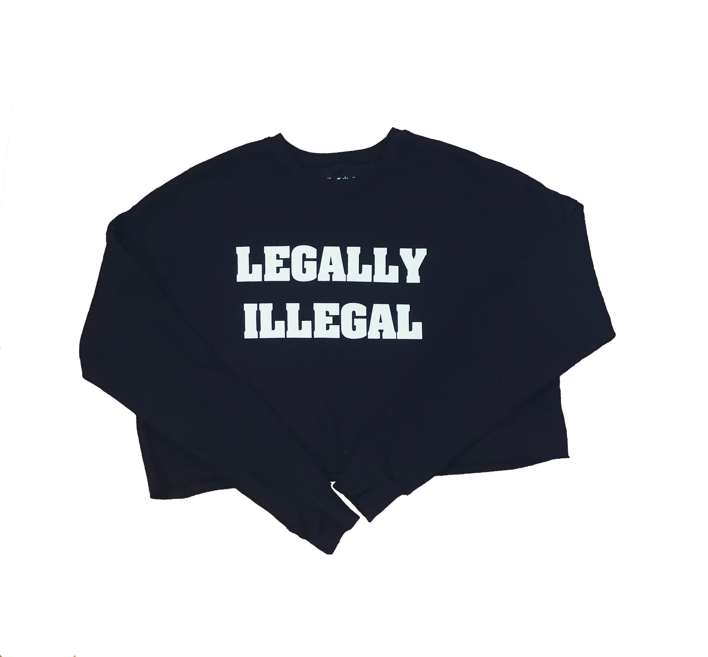 Legally Illegal Cropped Sweater