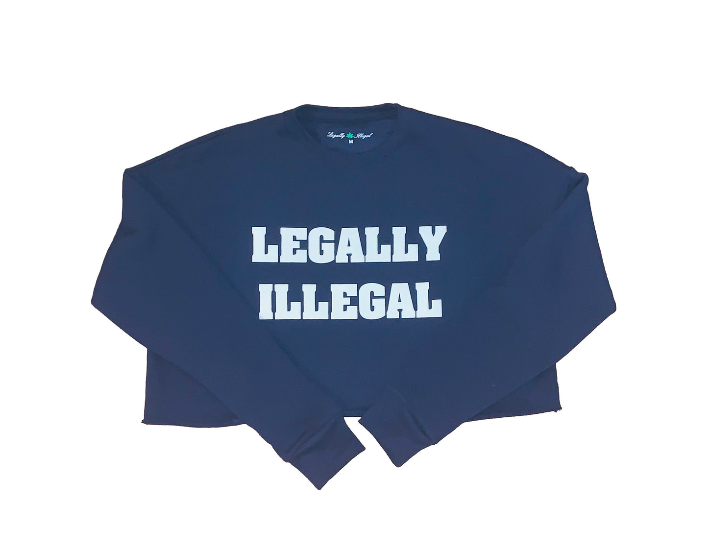 Legally Illegal Cropped Sweater