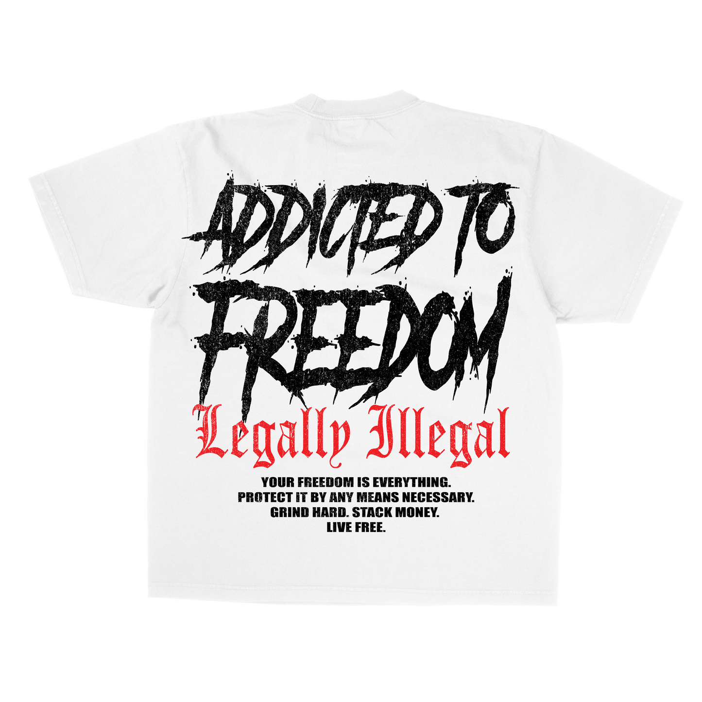 Addicted to Freedom Vintage Washed T-shirt