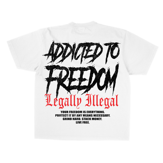 Addicted to Freedom Vintage Washed T-shirt