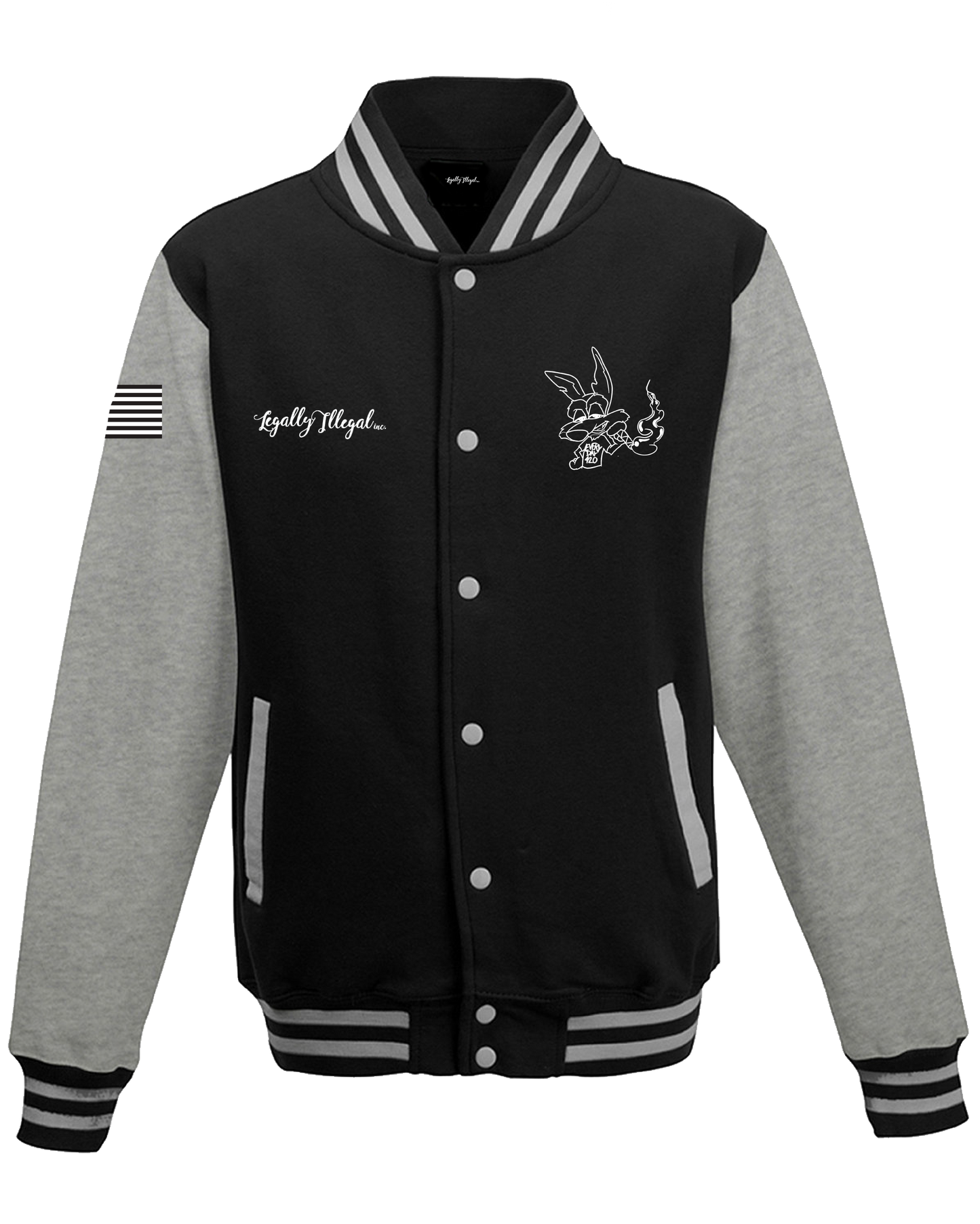 Coyote Smoke Letterman Jacket