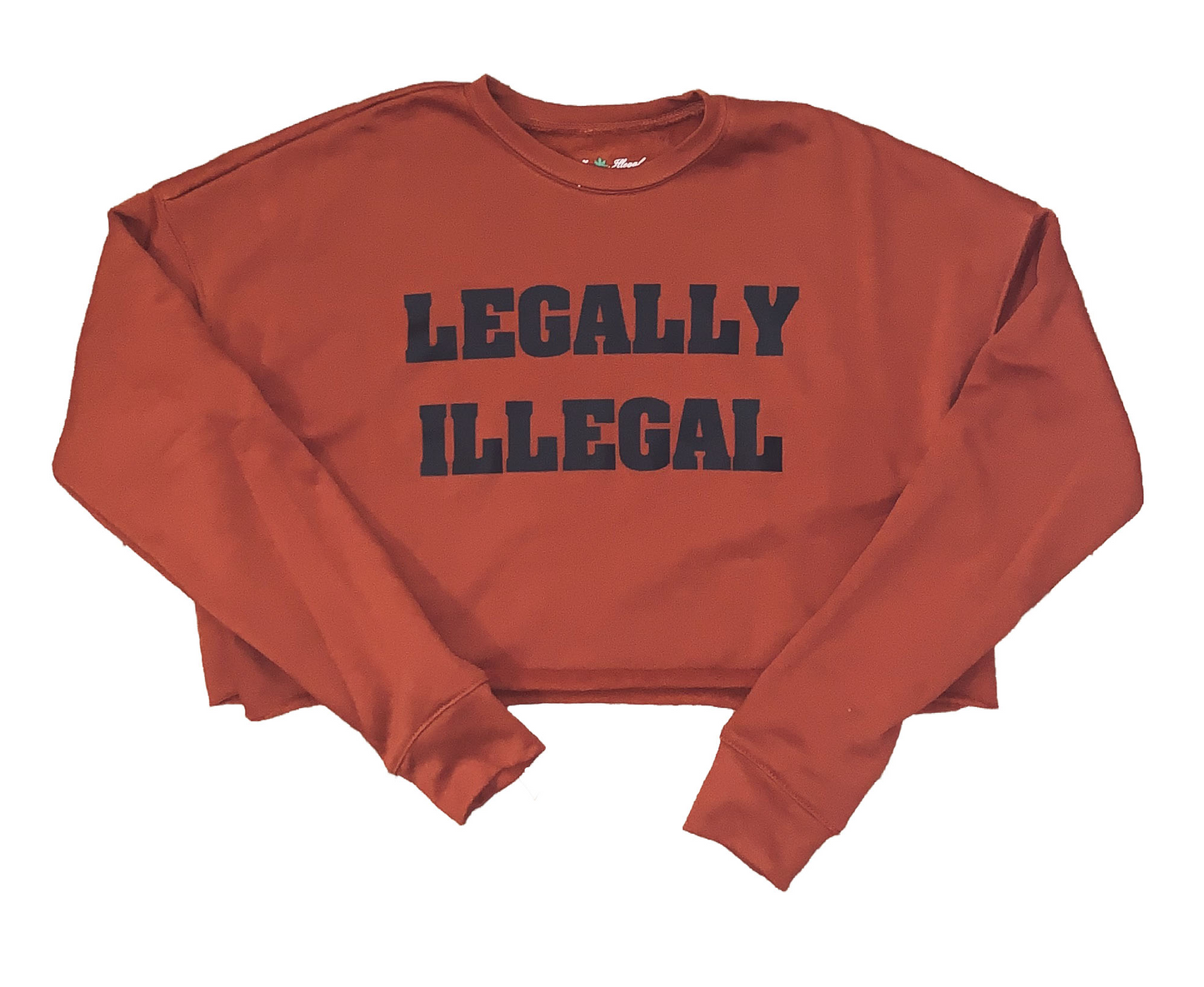 Legally Illegal Cropped Sweater