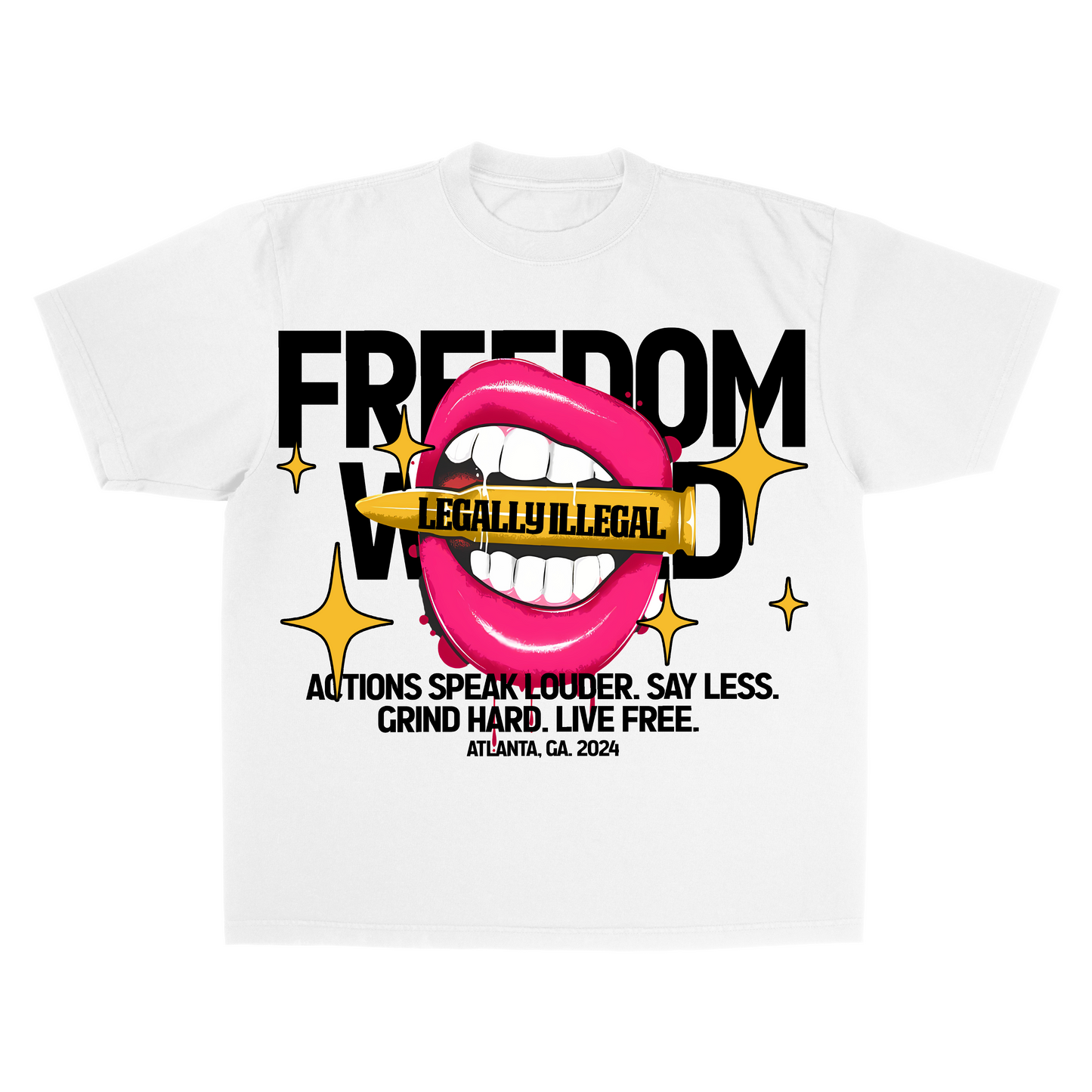 Freedom World Heavyweight T-shirt